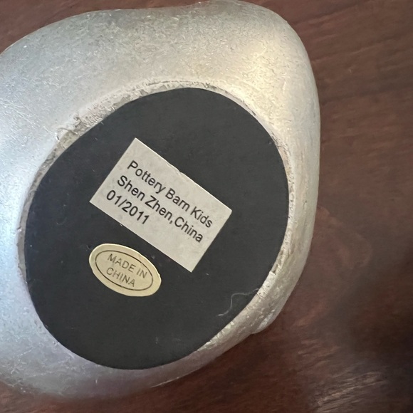 Pottery Barn Kids- silver leaf decorative bird curios. - Picture 6 of 9